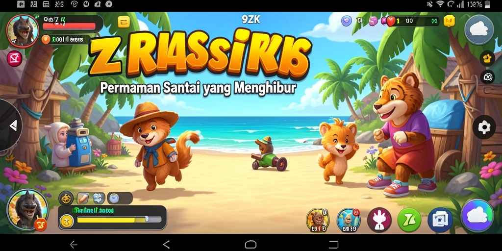 Tampilan menarik dari gameplay 9ZK yang penuh warna.