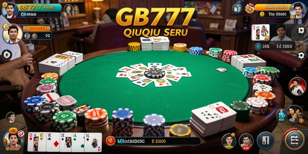 Tampilan gameplay QiuQiu yang seru dan menarik.