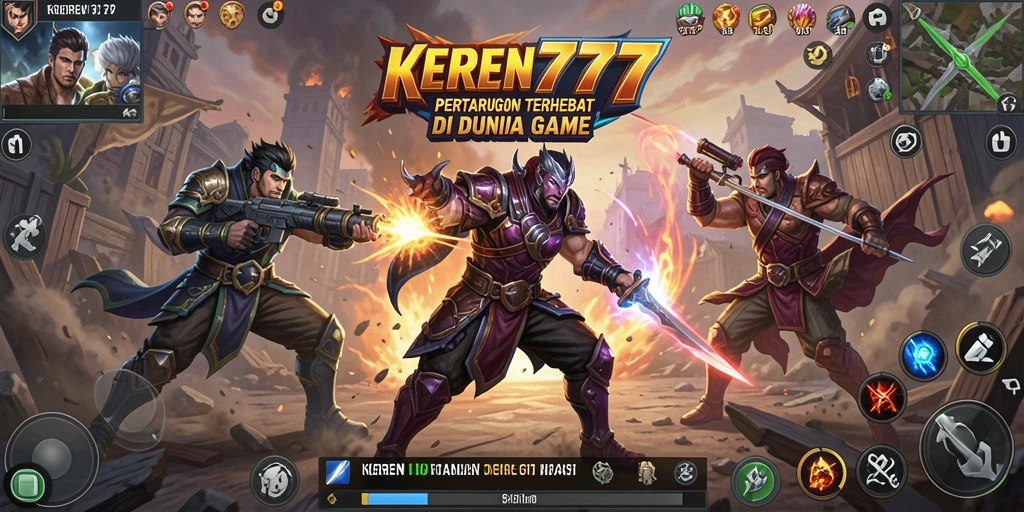 Gameplay KEREN777 yang mendebarkan saat pertarungan berlangsung.
