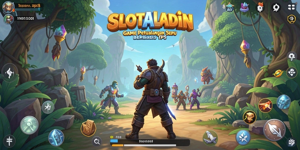 Tampilan gameplay SLOTALADIN yang menegangkan dan seru.