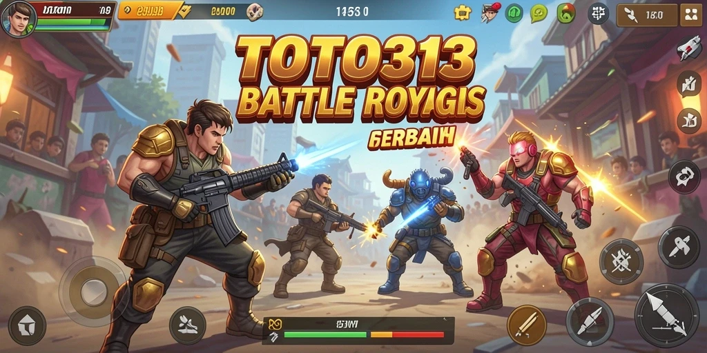 Gameplay seru TOTO313 dalam pertarungan Battle Royale.
